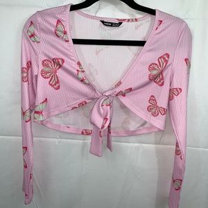 Tie Front Long Sleeve